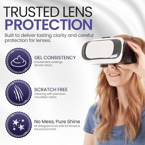 VR Headset Cleaning Kit with Lens Protector Cover thumbnail 4