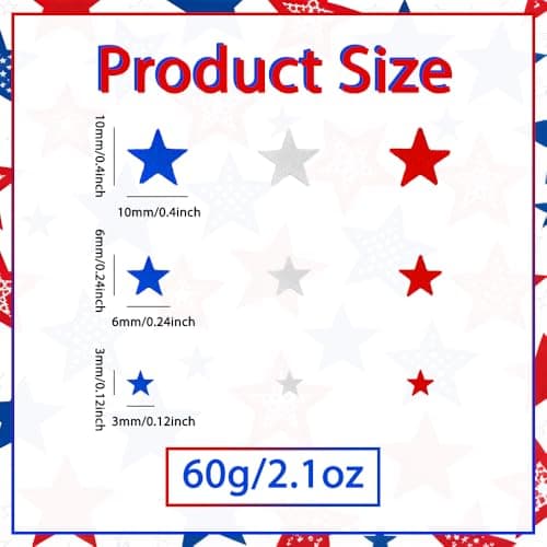 Boao Patriotic Confetti Sequin Mix thumbnail 2