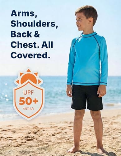 City Threads Rash Guard for Boys SPF 50+ Made in USA thumbnail 3