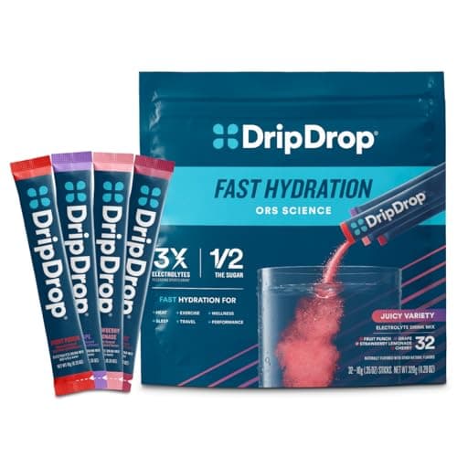 DripDrop ORS Hydration Drink Mix (Variety Pack, 32 Sticks) - image 1