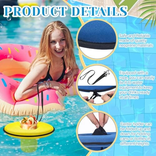 Floating Drink Holders by Brightfully (3-Pack) thumbnail 4