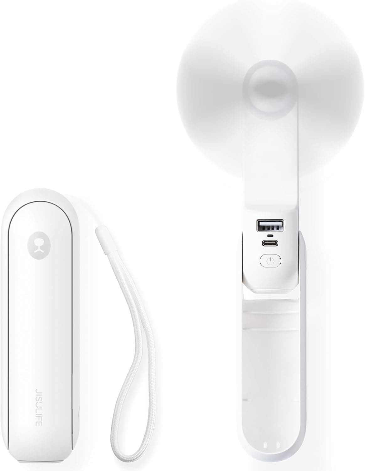 JISULIFE Handheld Mini Fan 3-in-1 with Power Bank - image 1