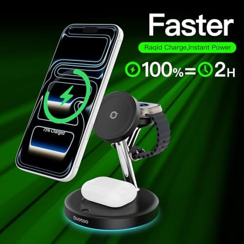 3-in-1 Charging Station for iPhone, Apple Watch and AirPods thumbnail 2