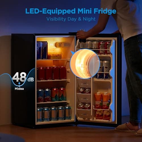 Midea 3.3 Cu.ft Mini Fridge, Energy Star Certified thumbnail 4