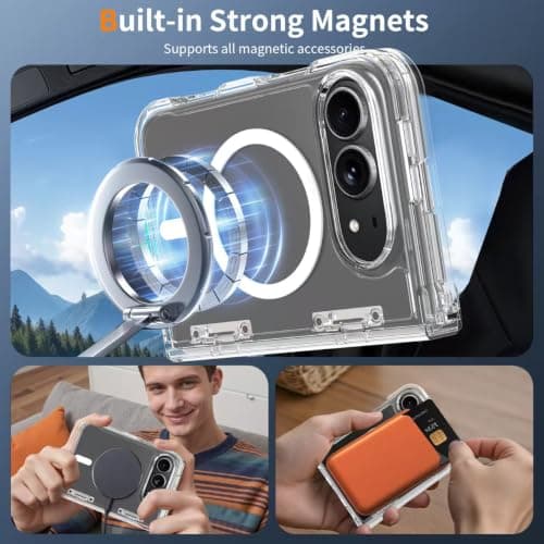 Gufiire for iPhone Duo Case MagSafe, Built-in Screen Protector thumbnail 3