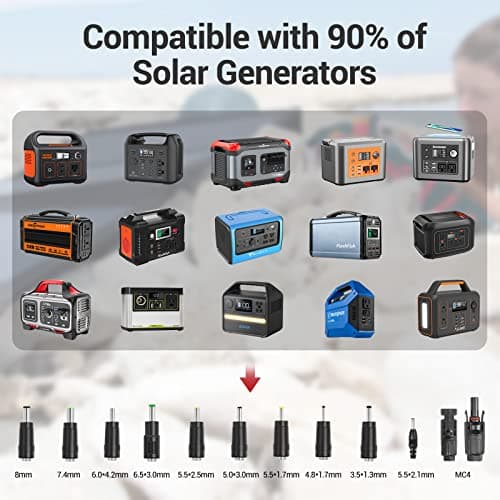 ROCKPALS 60W Foldable Solar Panel Charger thumbnail 2