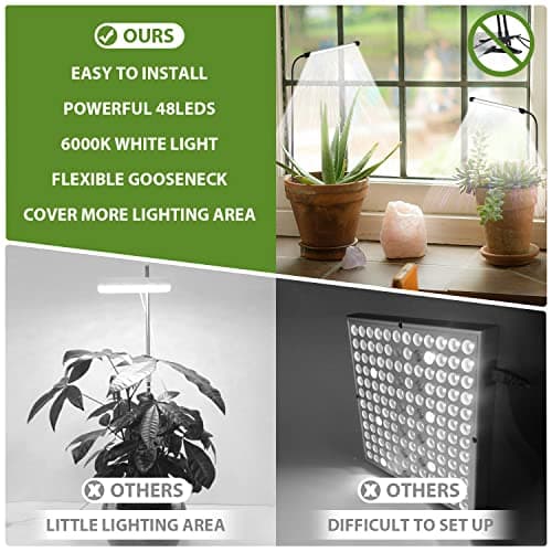 Juhefa LED Grow Light Strips with Timer thumbnail 3