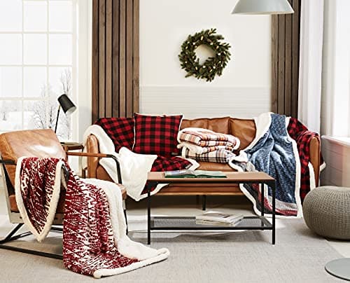 Eddie Bauer Sherpa Fleece Throw Blanket thumbnail 3