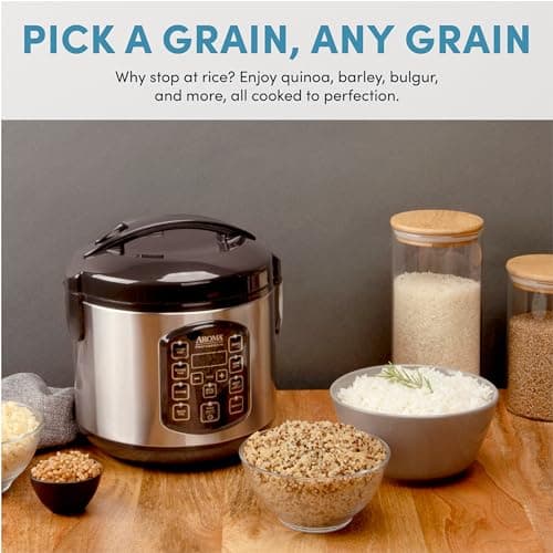 Aroma Housewares ARC-954SBD 8-Cup Digital Rice Cooker thumbnail 4
