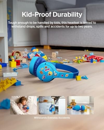 Belkin SoundForm Mini Wireless Bluetooth Kids Headphones thumbnail 4