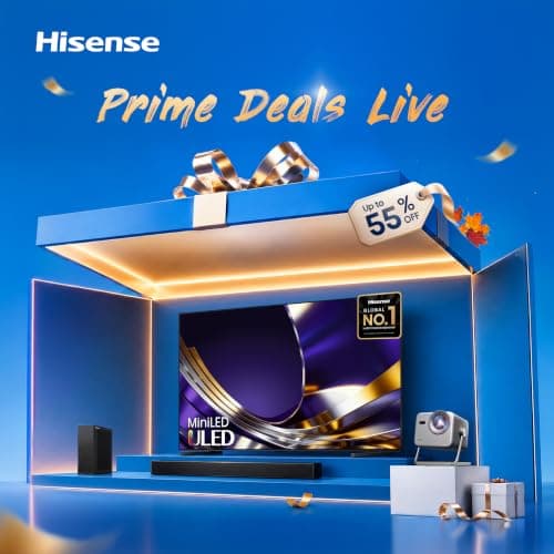 Hisense 65 Inch U8 Series ULED Mini-LED 4K UHD Smart Google TV (65U8QG) QLED, Native 165Hz, HDR10+, Dolby Vision IQ, Atmos thumbnail 2