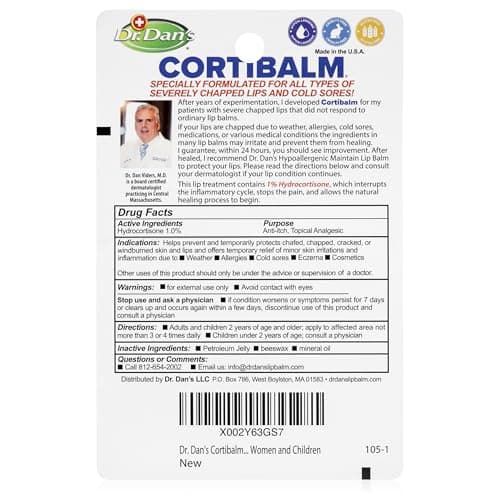 Dr. Dan's CortiBalm Lip Balm thumbnail 2