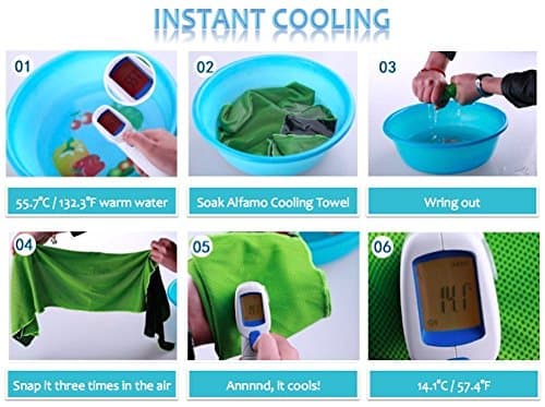 Alfamo Cooling Towel (4-Pack) thumbnail 5