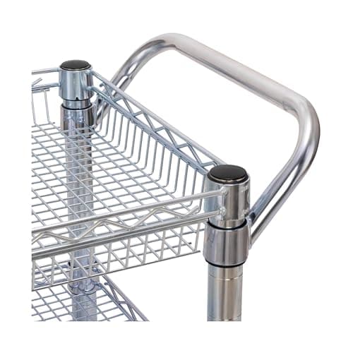 Seville Classics 3-Tier Steel Rolling Utility Cart thumbnail 4