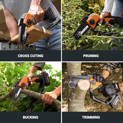 Worx WG324 20V Power Share 5-Inch Cordless Pruning Saw thumbnail 5