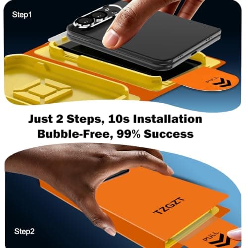 TZGZT 3 Pack Privacy Screen Protectors for iPhone Duo thumbnail 4
