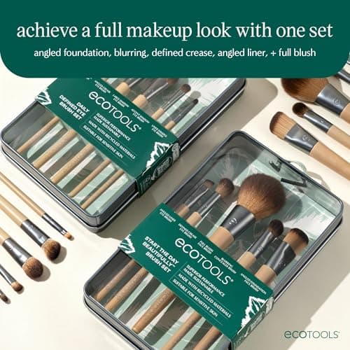 EcoTools Start The Day Beautifully Makeup Brush Set (6 Piece) thumbnail 3