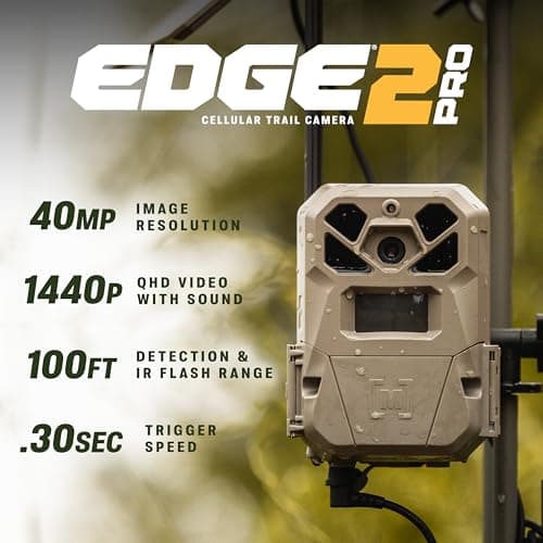 Moultrie Mobile Edge Pro Cellular Trail Camera (36MP, 1080p) thumbnail 2
