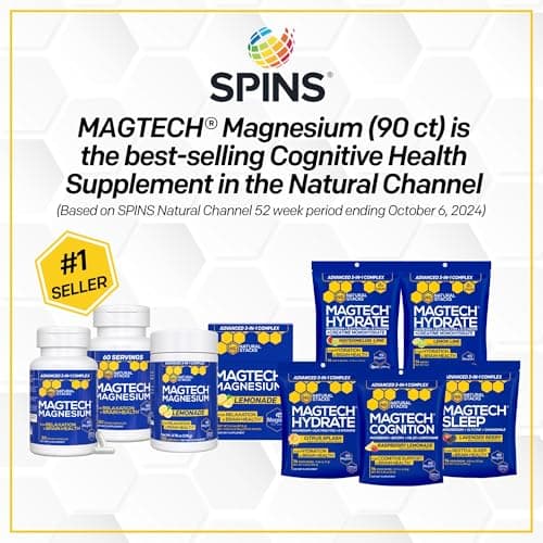 Natural Stacks MagTech Magnesium Complex (Threonate, Glycinate & Taurate), 90 Capsules thumbnail 3