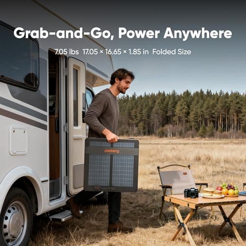 Jackery SolarSaga 100W Bifacial Portable Solar Panel thumbnail 2