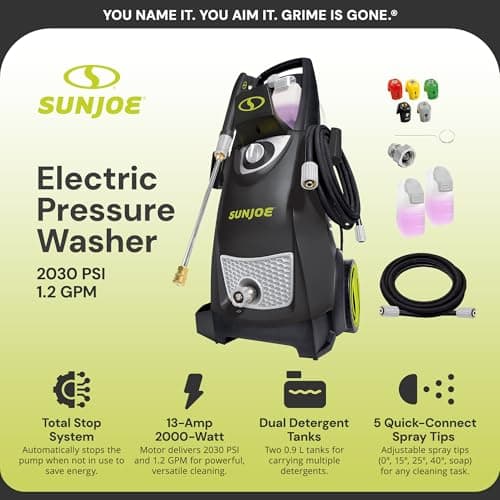 Sun Joe SPX3000 Electric Pressure Washer (2030 PSI) thumbnail 2