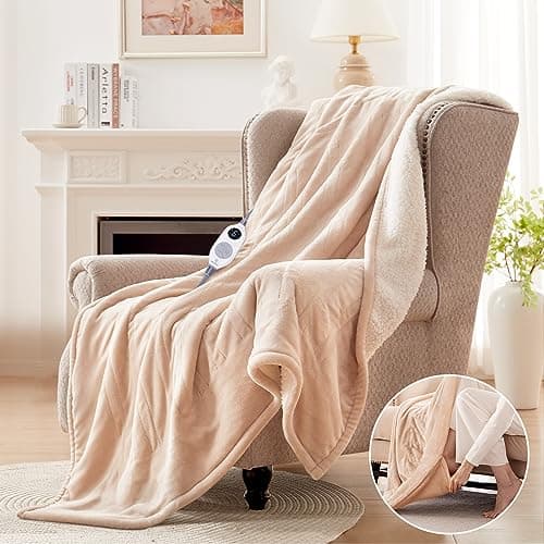 Westinghouse Heated Throw Blanket with Foot Pocket - image 1