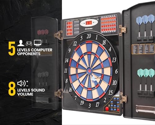 WIN.MAX Electronic Dart Board with Cabinet thumbnail 3