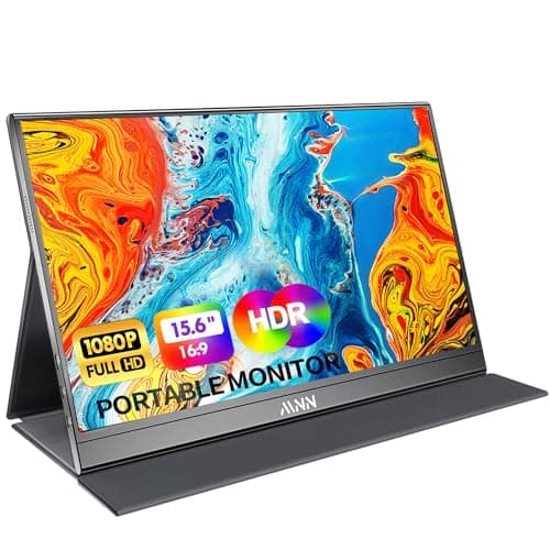 MNN Portable Monitor 15.6inch FHD 1080P USB C HDMI Gaming Ultra