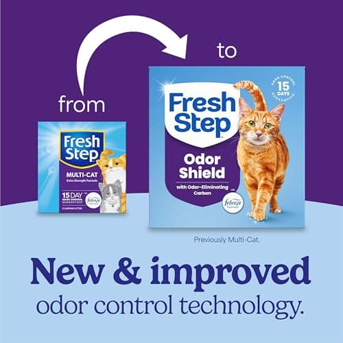 Fresh Step Multi-Cat Clumping Cat Litter with Febreze thumbnail 2