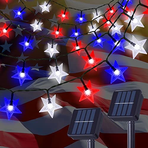 Aneco Patriotic Star String Lights (2-Pack) - image 1