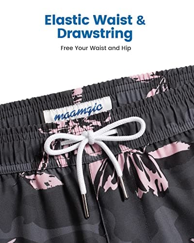maamgic Men's Swim Trunks 5" with Compression Liner thumbnail 5