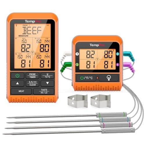 ThermoPro TP829 1000ft Wireless Meat Thermometer with 4 Probes - image 1