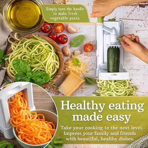 Brieftons 5-Blade Vegetable Spiralizer thumbnail 2