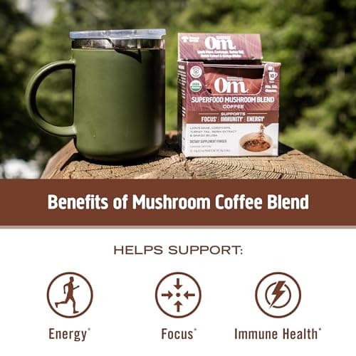 Om Mushroom Superfood Coffee Blend (30 Servings) thumbnail 5