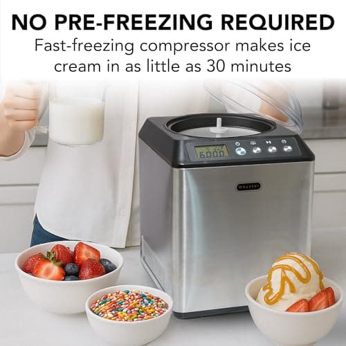 Whynter ICM-201SB 2.1-Quart Stainless Compressor Ice Cream Maker thumbnail 2
