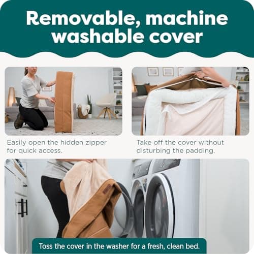 Furhaven Orthopedic L-Shaped Chaise Dog Bed thumbnail 4