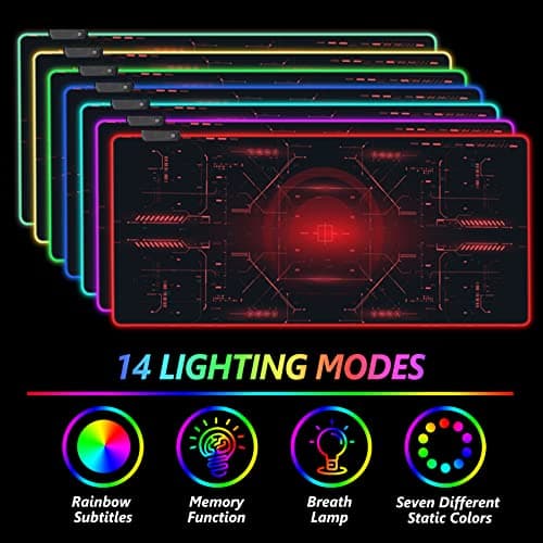 AIMSA Large RGB Gaming Mouse Pad (35.4" x 15.8") thumbnail 2