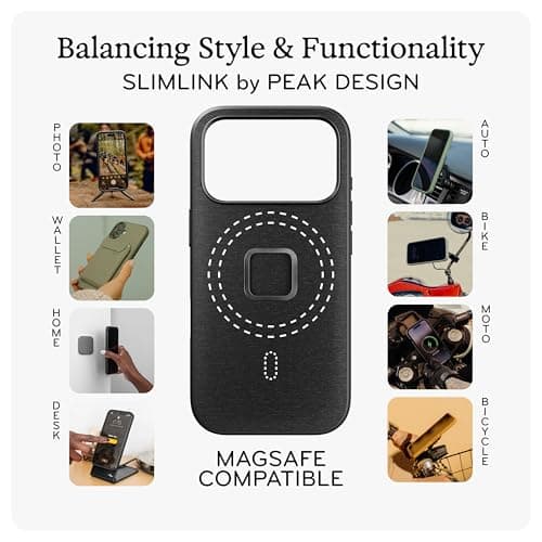 Peak Design Mobile Everyday Phone Case for iPhone 17 Pro / 18 Pro, Black thumbnail 2