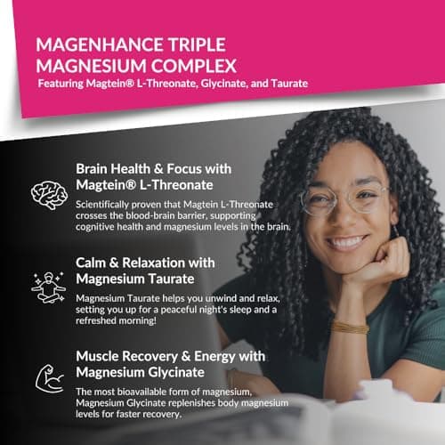 Intelligent Labs MagEnhance Magnesium Complex (Threonate, Glycinate & Taurate), 90 Capsules thumbnail 4