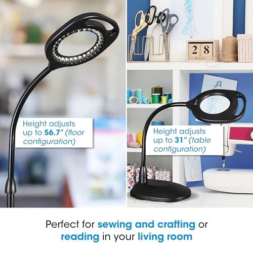OttLite LED 2-in-1 Sewing Machine Light with Magnifier thumbnail 5