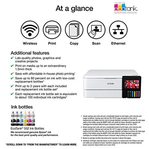 Epson EcoTank Photo ET-8500 thumbnail 5