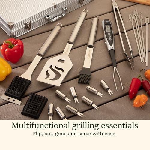 Cuisinart CGS-134 Deluxe Grill Set, 3-Piece thumbnail 3