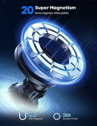 Lamicall MagSafe Car Mount (20 Super Magnets) thumbnail 2