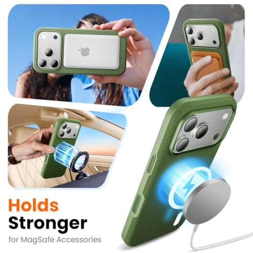Mkeke for iPhone 18 Pro Case Techwoven Green thumbnail 3