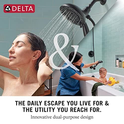 Delta Faucet 5-Spray In2ition 2-in-1 Dual Shower Head thumbnail 3
