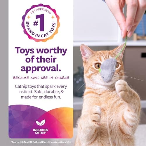 SmartyKat Skitter Critters Catnip Mice thumbnail 2