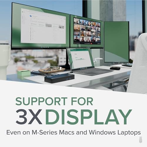 Plugable USB-C Triple Display Docking Station thumbnail 3