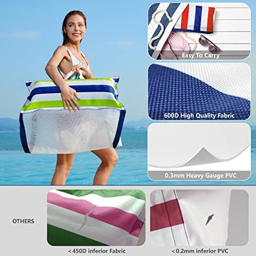 Jasonwell Inflatable Pool Float Lounger with Mesh thumbnail 5