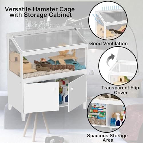 GDLF Hamster Cage with Storage Cabinet thumbnail 3