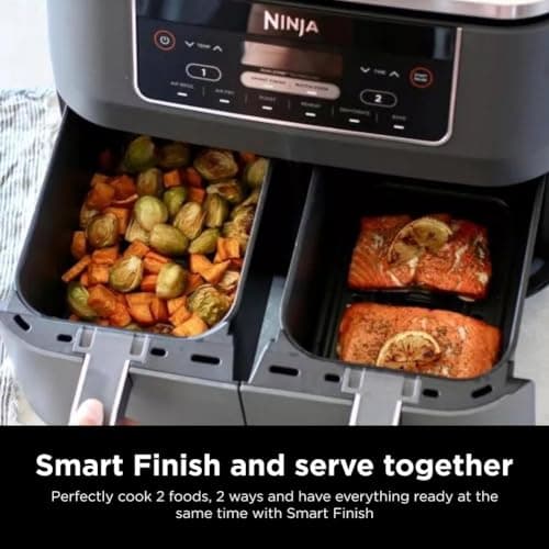 Ninja DZ201 Foodi 8-Quart 6-in-1 DualZone Air Fryer thumbnail 5